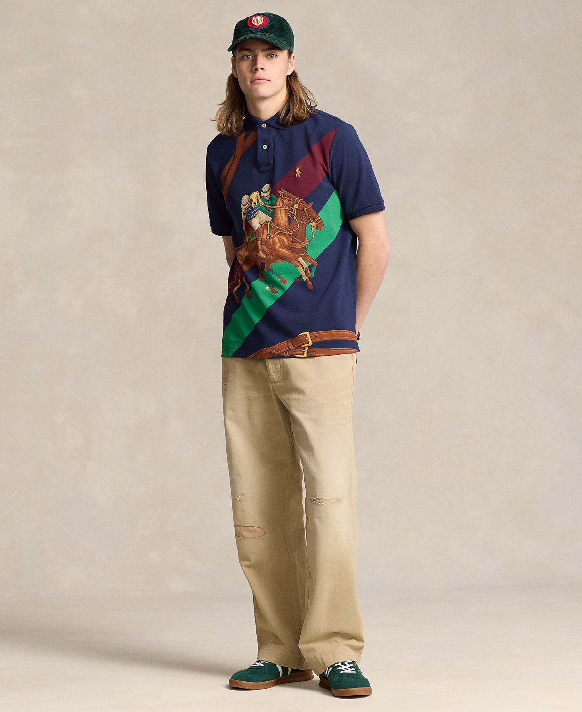 Polo Ralph Lauren Men's Classic-Fit Equestrian Mesh Polo Shirt