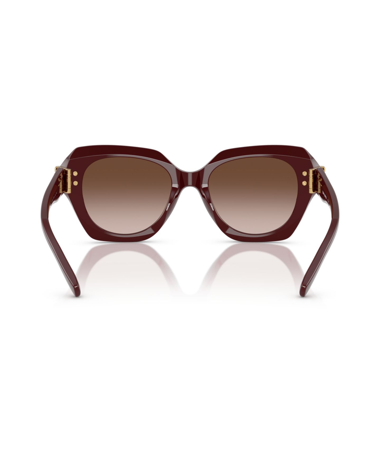 Женские солнцезащитные очки Tory Burch Sunglasses TY7215U, цвет: Ягодный красный — фото 4