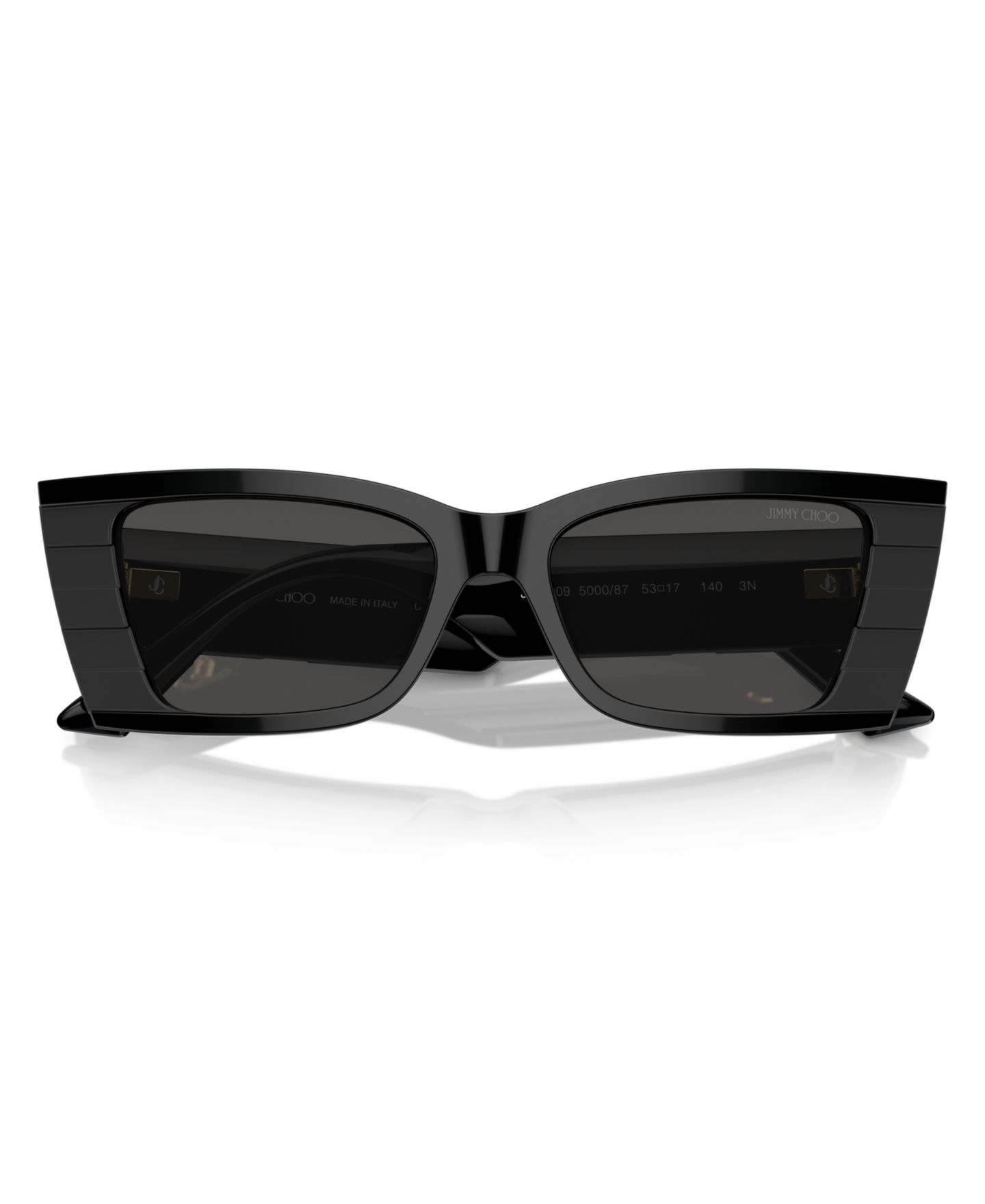 Женские солнцезащитные очки Jimmy Choo Sunglasses, JC5009, цвет: Чёрный / Белый — фото 13