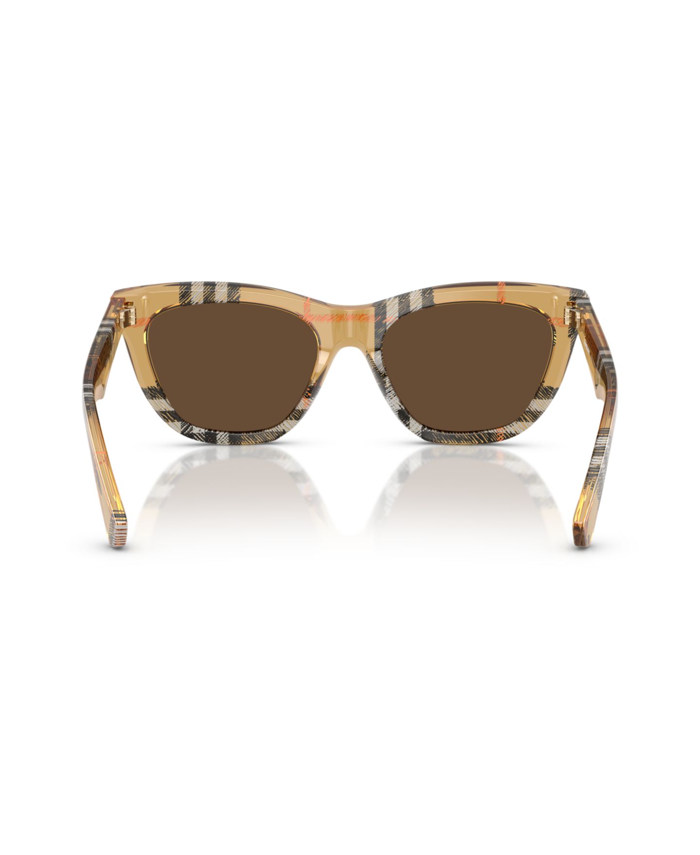 Женские солнцезащитные очки Burberry Sunglasses BE4435, цвет: Клетчатый песочный — фото 5