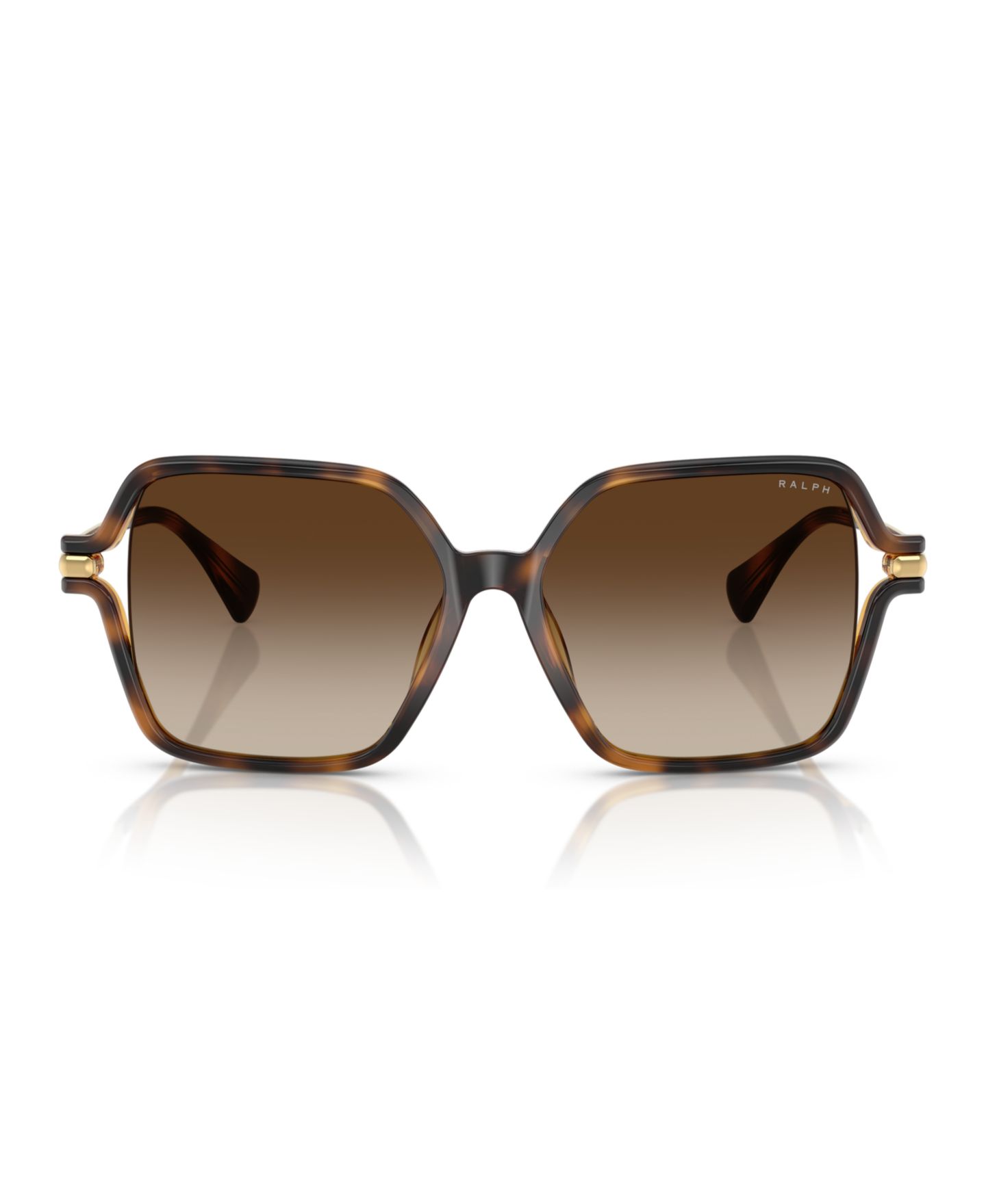 Женские солнцезащитные очки Ralph by Ralph Lauren Sunglasses RA5319U, цвет: Блестящий тёмный гавана — фото 2