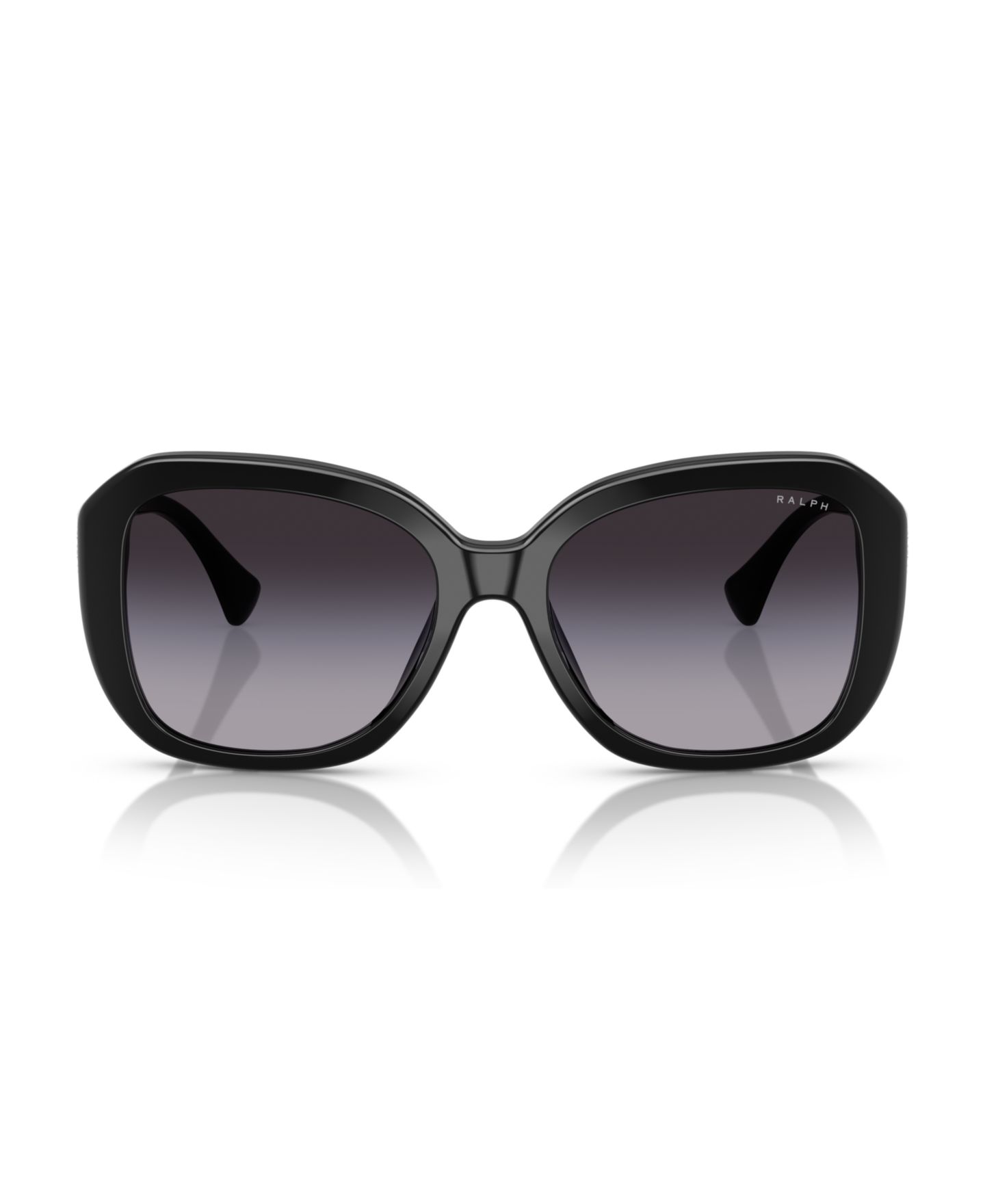 Женские солнцезащитные очки Ralph by Ralph Lauren Sunglasses RA5321U, цвет: Блестящий чёрный — фото 2