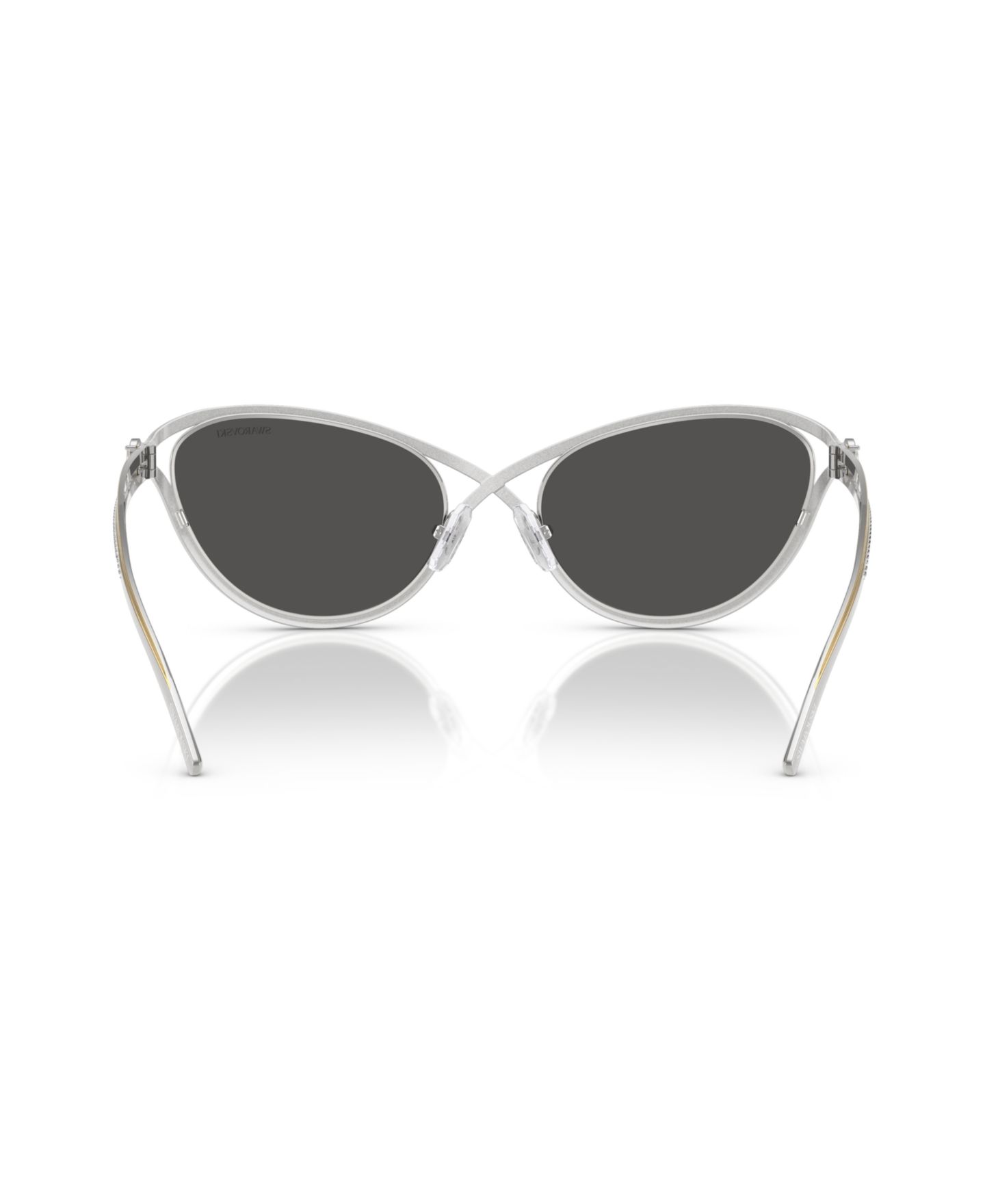 Женские солнцезащитные очки Swarovski Sunglasses SK7025, цвет: Золотой — фото 9