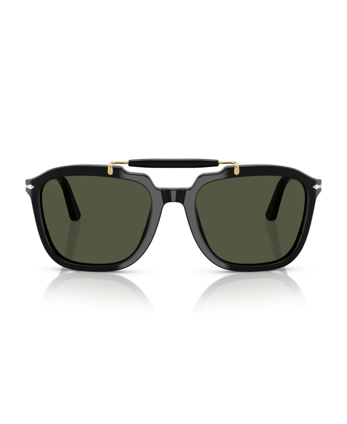 Солнцезащитные очки Persol Unisex Round, PO0203S, цвет: Чёрный — фото 2