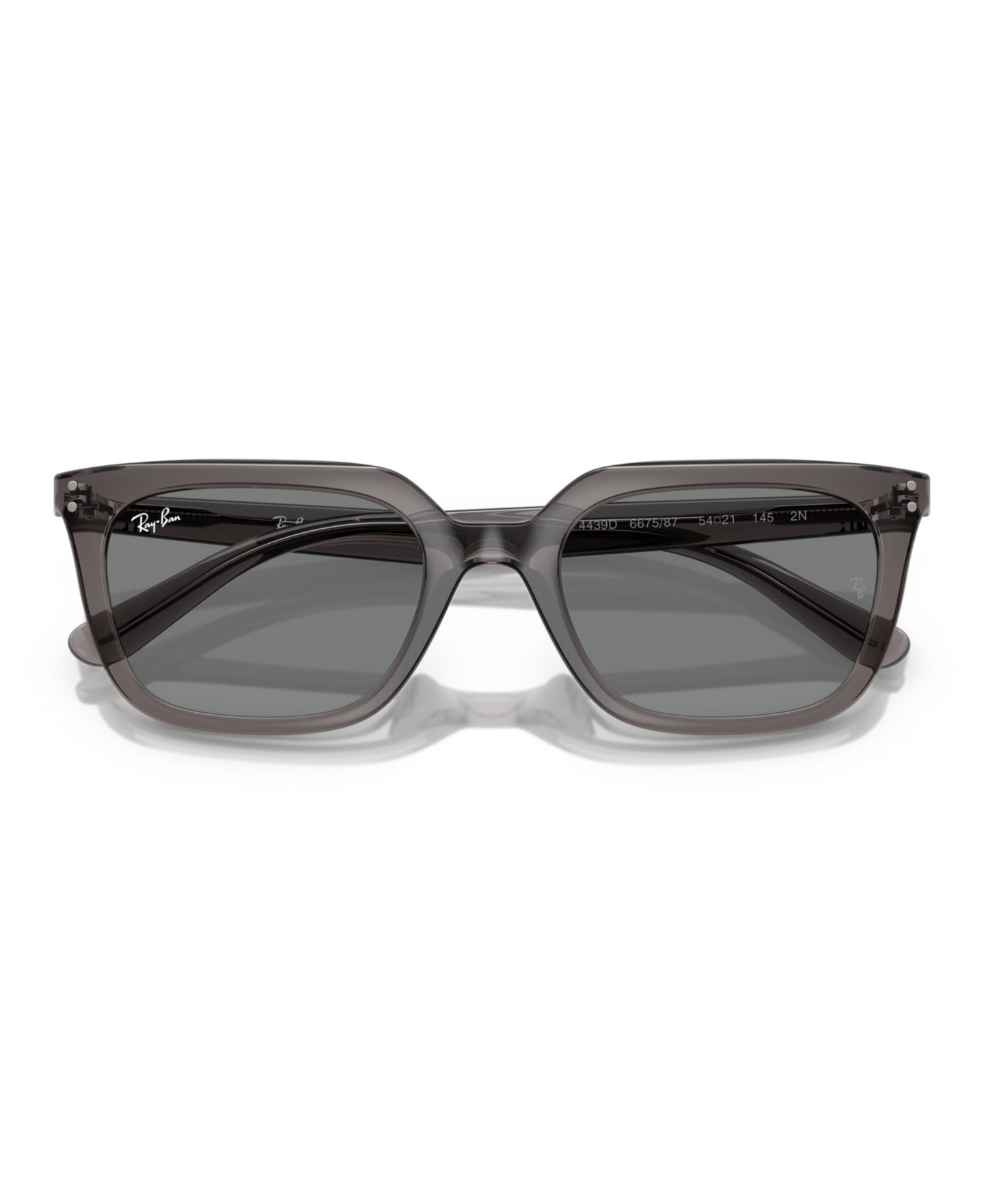 Солнцезащитные очки Ray-Ban Unisex Round Sunglasses, RB4439D, цвет: Чёрный — фото 10