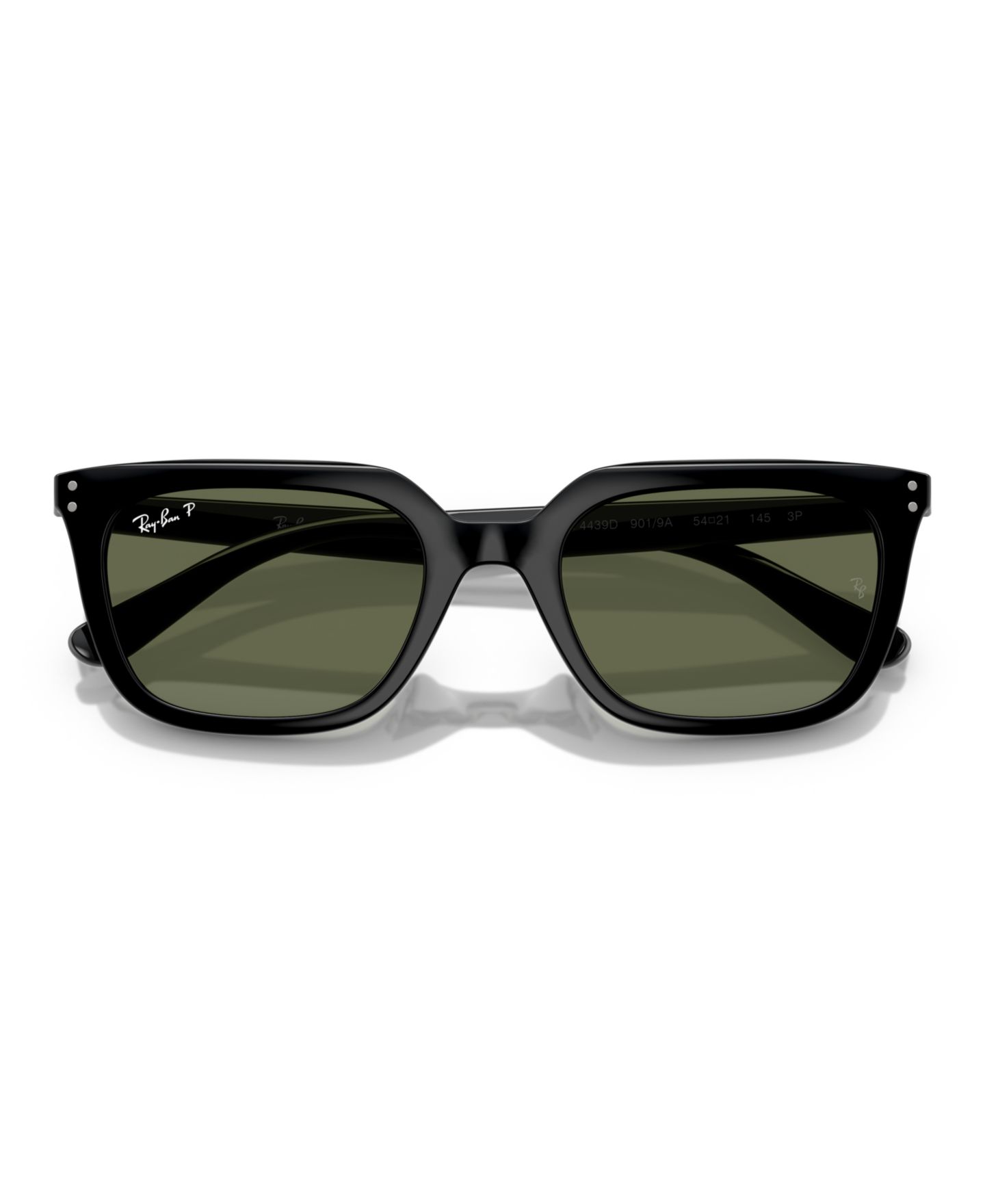 Солнцезащитные очки Ray-Ban Unisex Polarized Sunglasses, RB4439D, цвет: Чёрный — фото 5