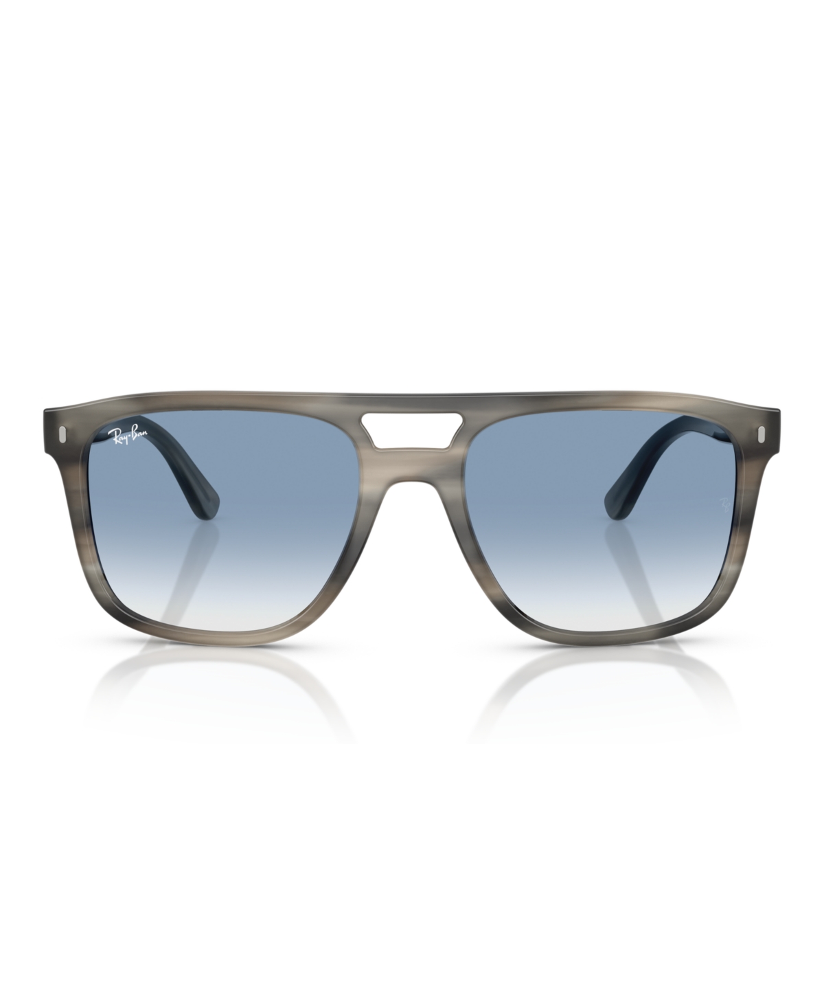 Ray Ban Rb2213 Sonnenbrillen Havana Grau Fassung Blau Glas 58-20 In Gray Havana