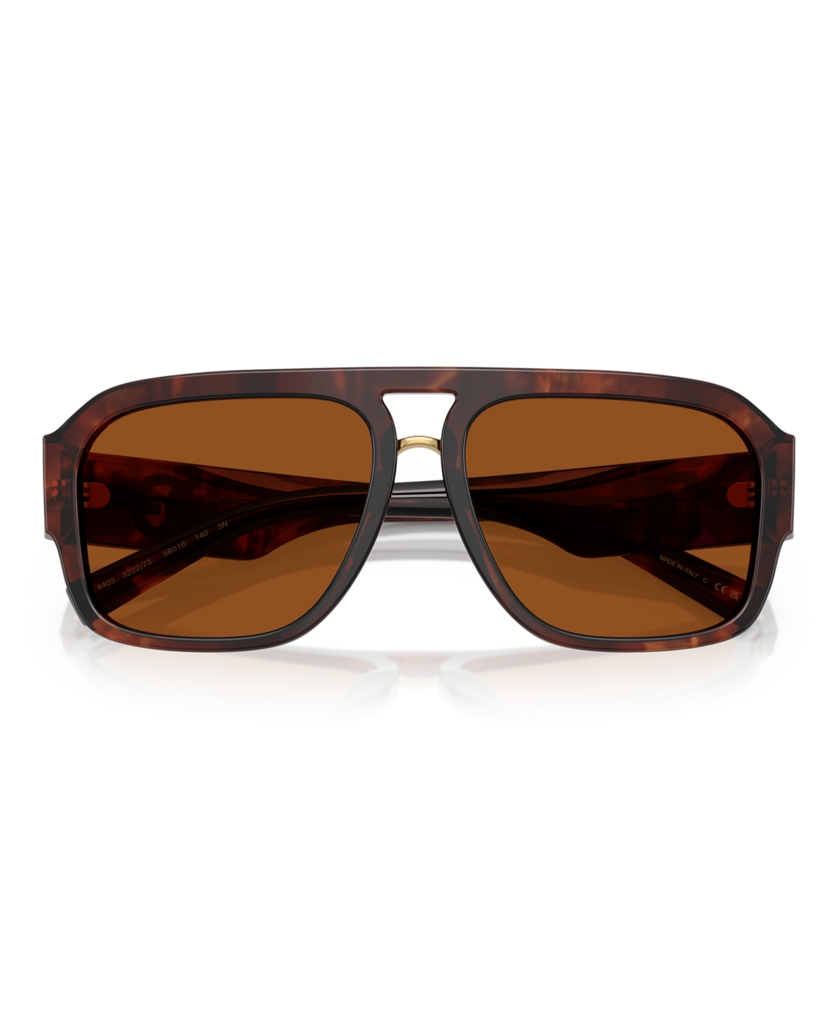Dolce & Gabbana Dolce&gabbana Man Sunglass Dg4403 In Dark Red Brown