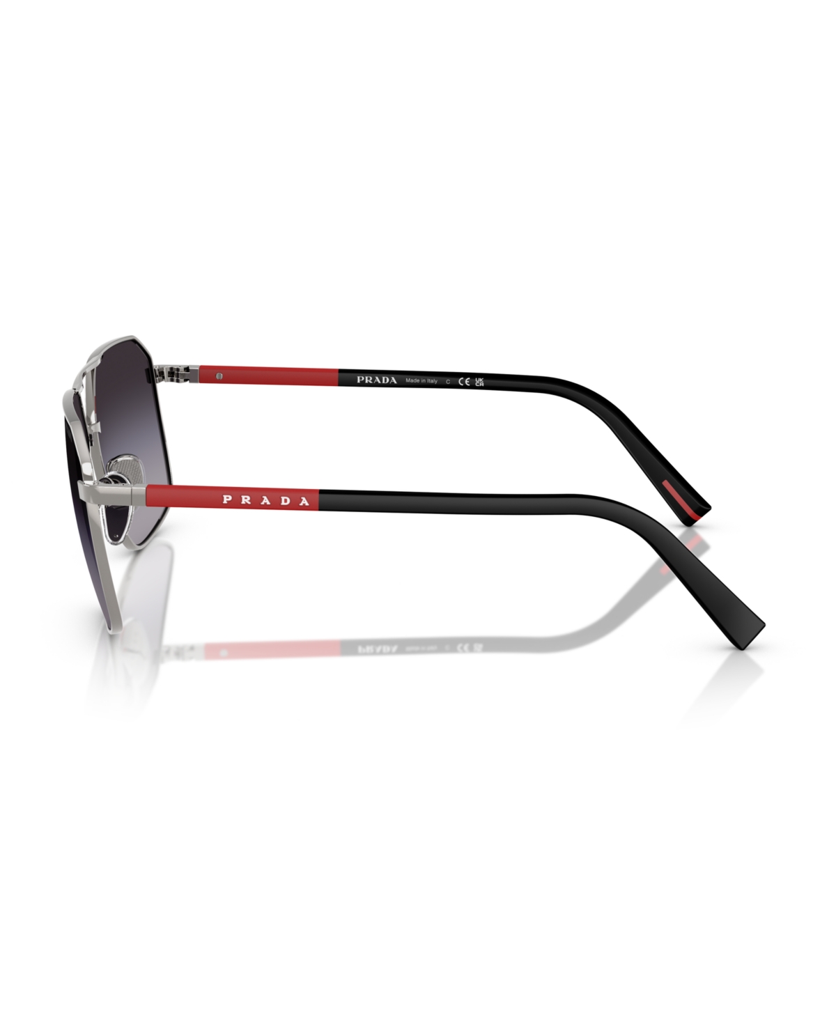 Prada Linea Rossa Man Sunglass Ps A50s In Gray