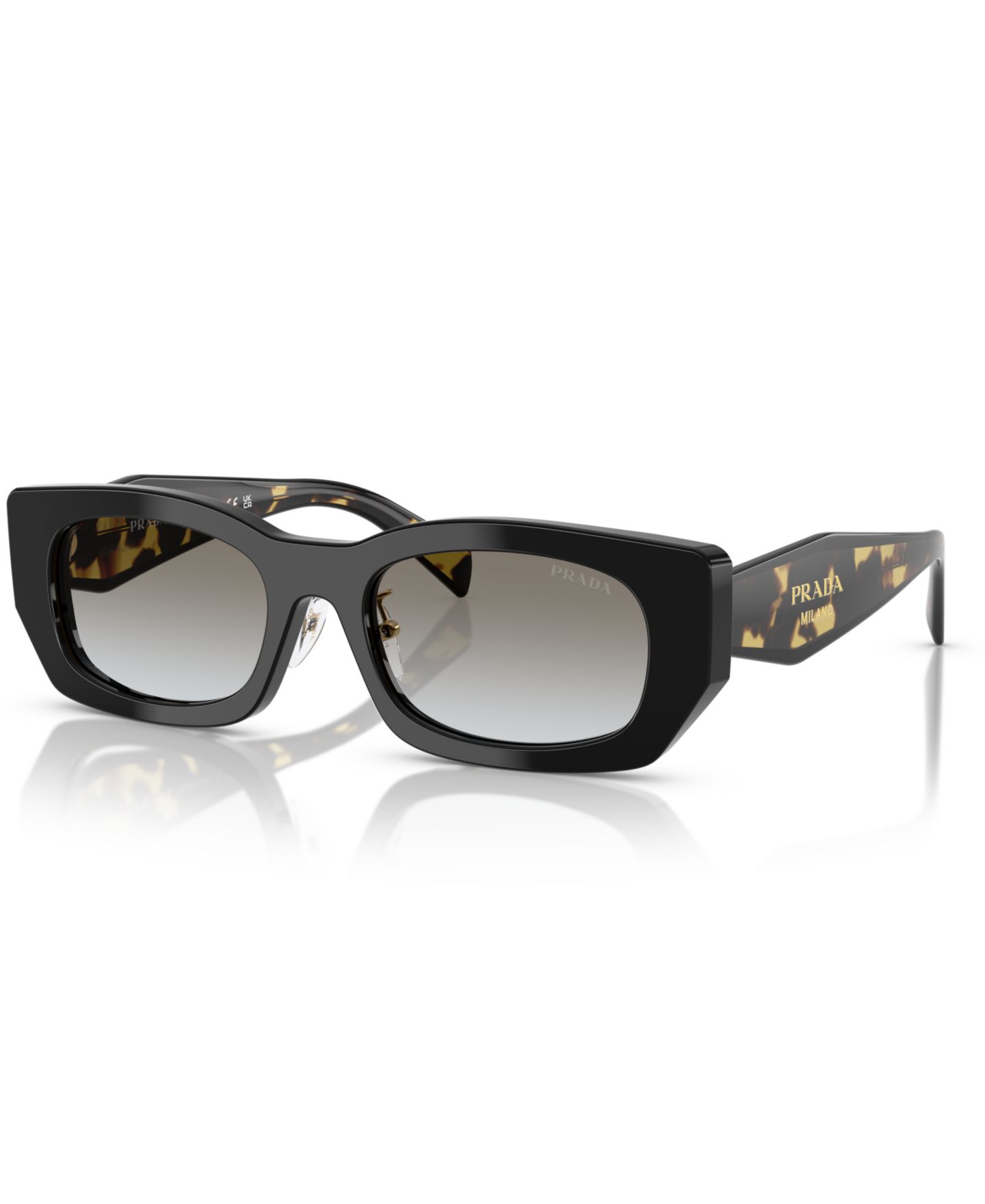 Женские солнцезащитные очки Prada Sunglasses PR B05SF, цвет: Чёрный — фото 1