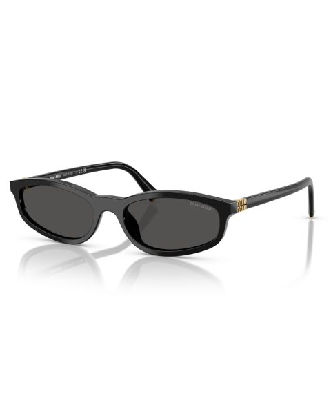 Женские солнцезащитные очки MIU MIU Sunglasses MU A06S, цвет: Чёрный