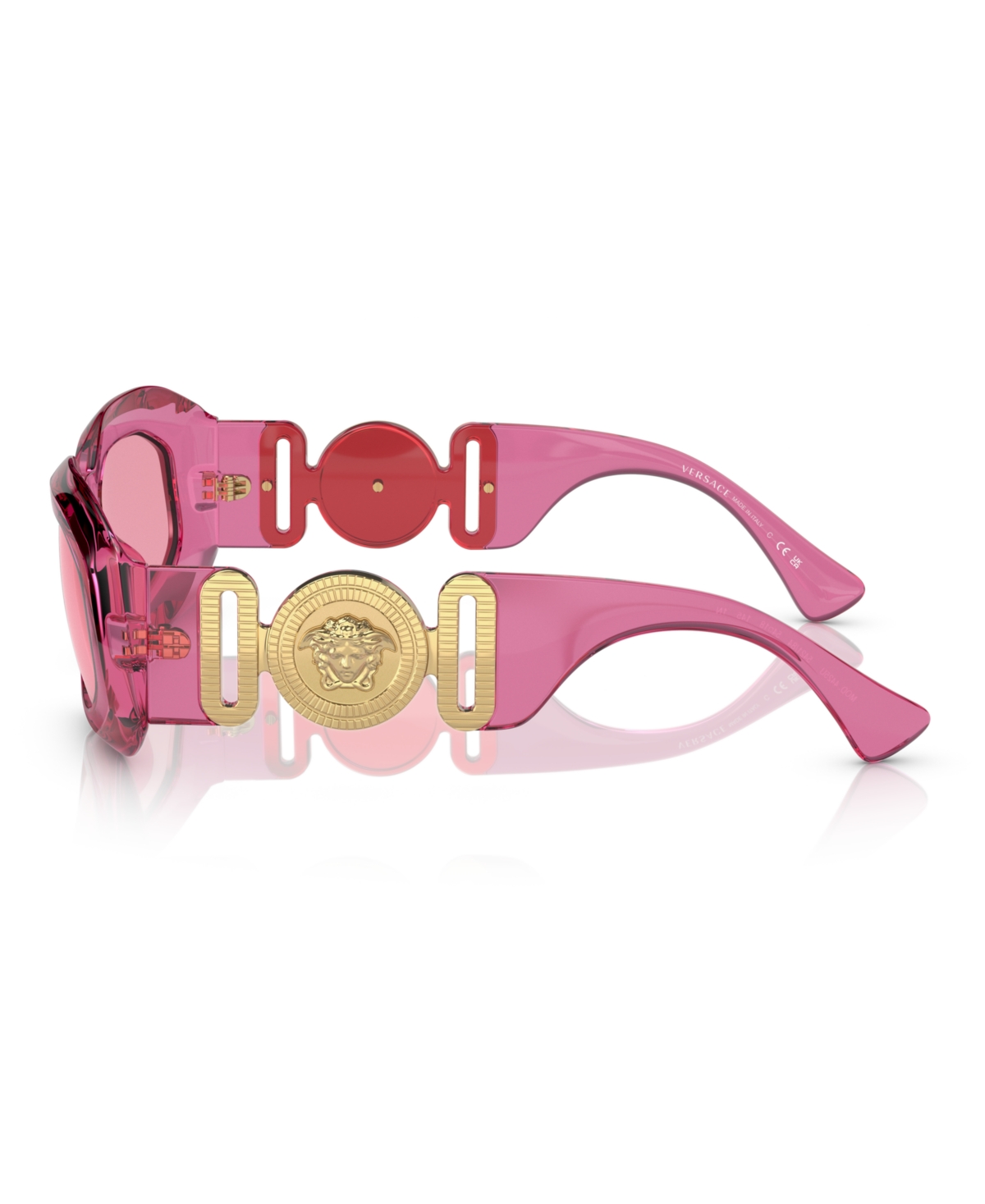Versace Men's Sunglasses, Ve4425u In Pink Transparent