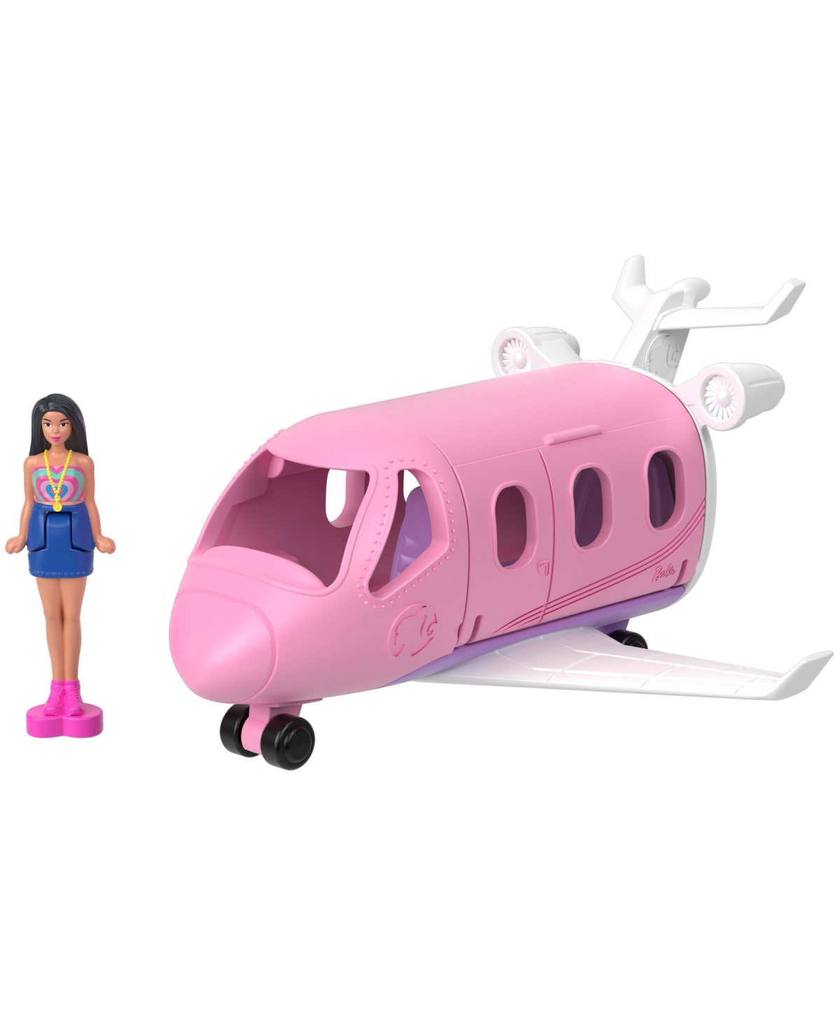 Shop Barbie Mini Land 4-pack Doll Vehicle Set In Multi-color