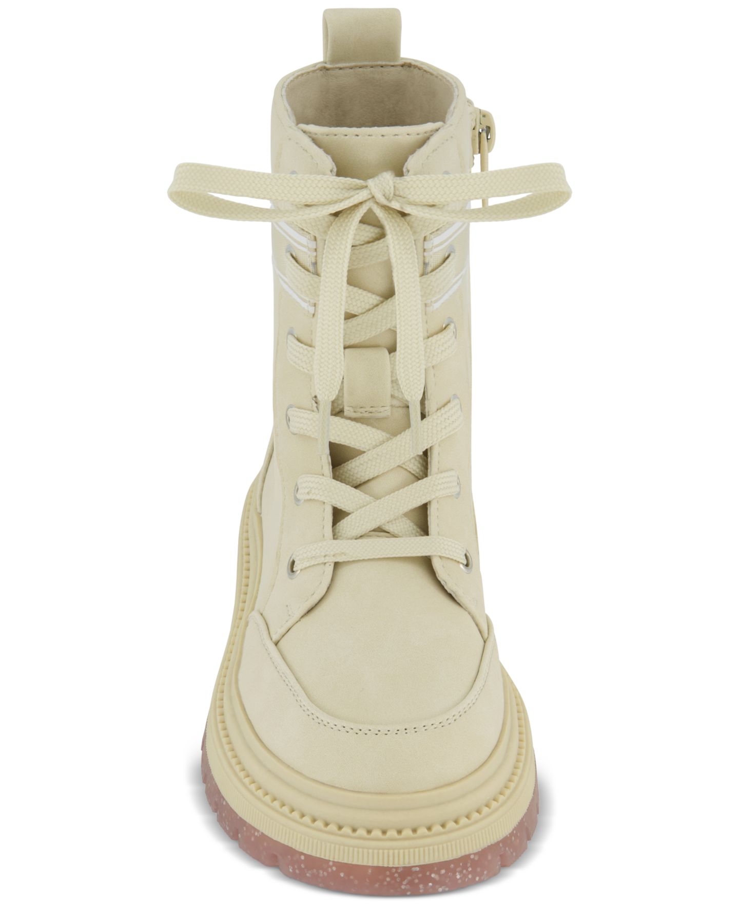 Ботинки DKNY Crissa Logo Webbing Boots для девочек, цвет: Кремовый — фото 4