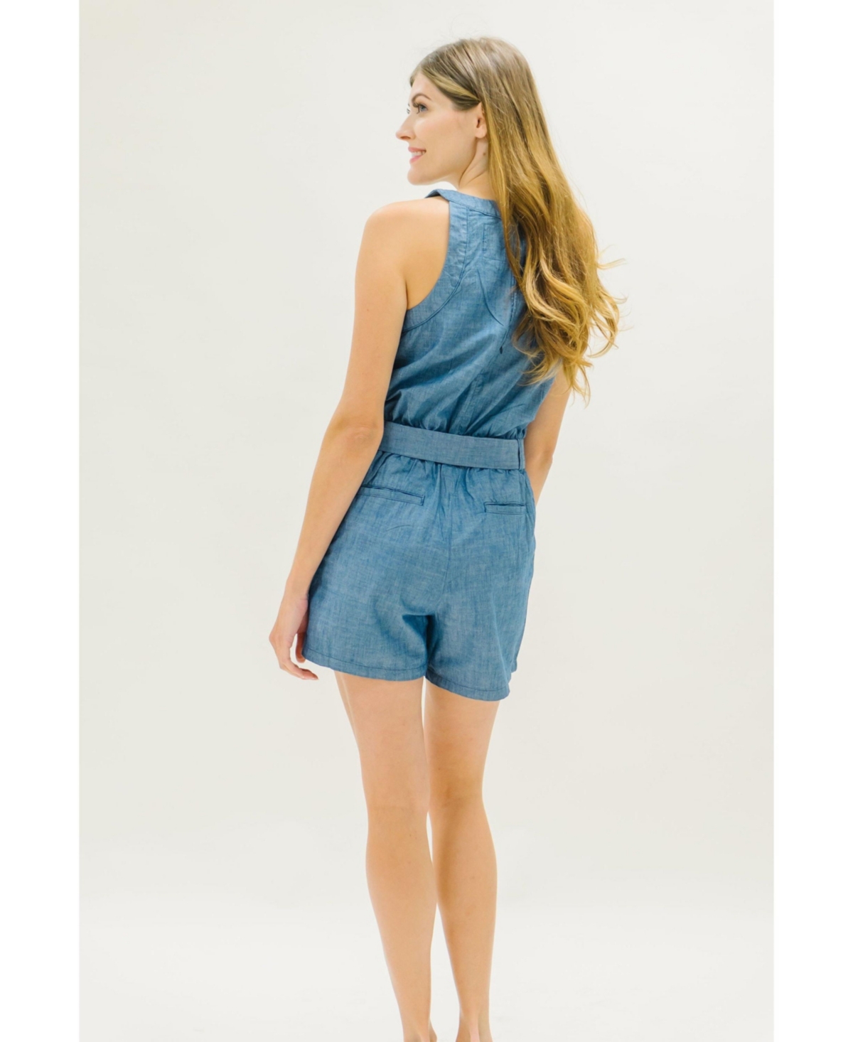 Hope & Henry Women's Halter Romper