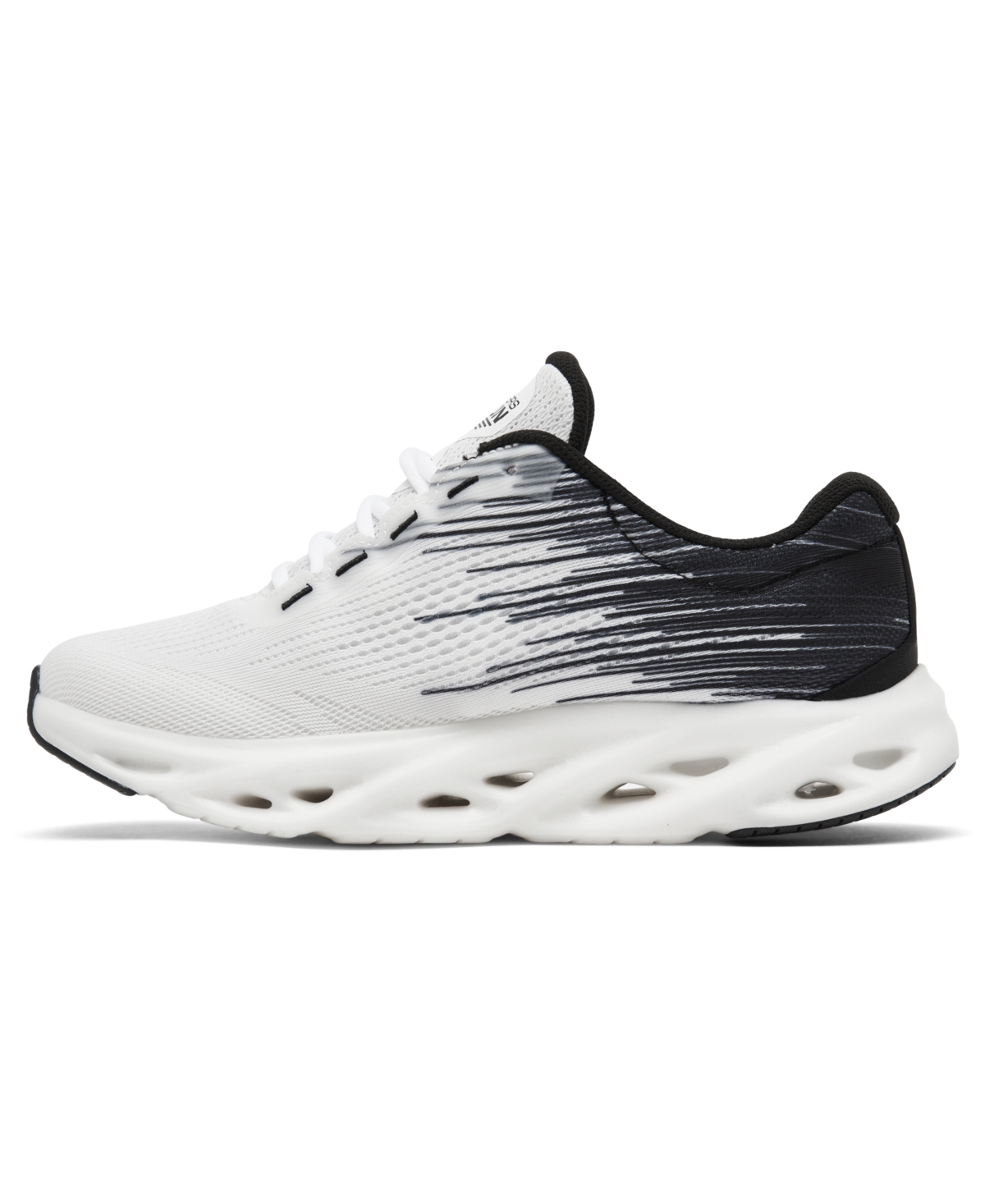 Skechers Women's Go Run Swirl Tech Speed Running Sneakers from Finish Line -Black