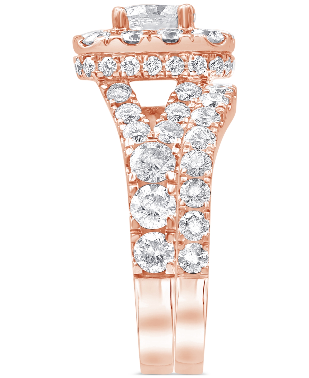 Diamond Bridal Set (4 ct. t.w.) 14k White, Yellow or Rose Gold