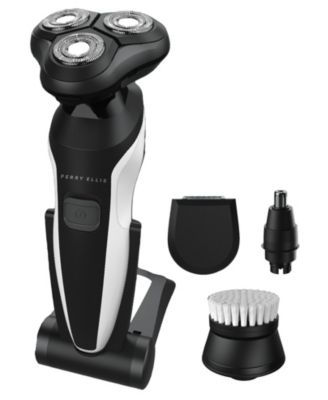 RECHARGEABLE 4-IN-1 GROOMING SET WITH ROTARY SHAVER