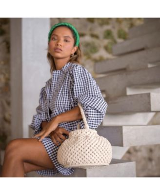 Off White NAGA Macrame Bucket Bag