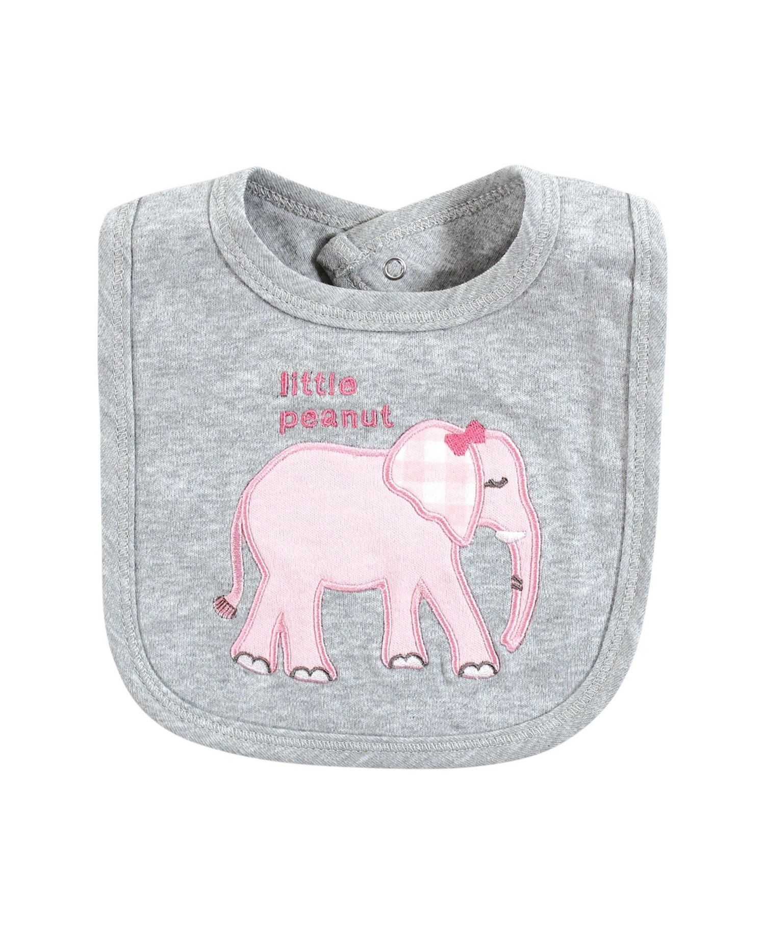 Girls Natural Cotton Bibs