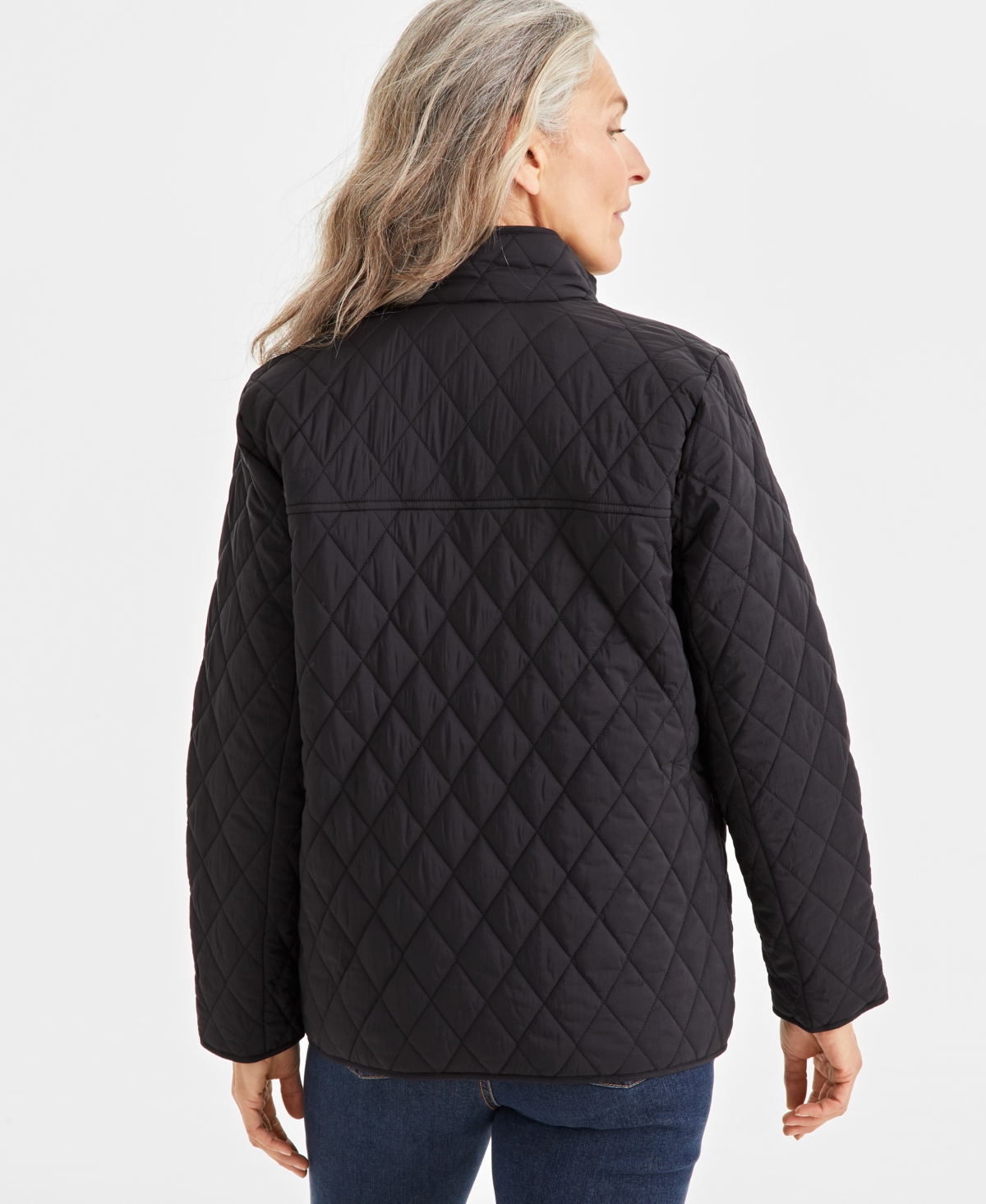 Style & Co Women's Quilted Coat, Created for Macy's