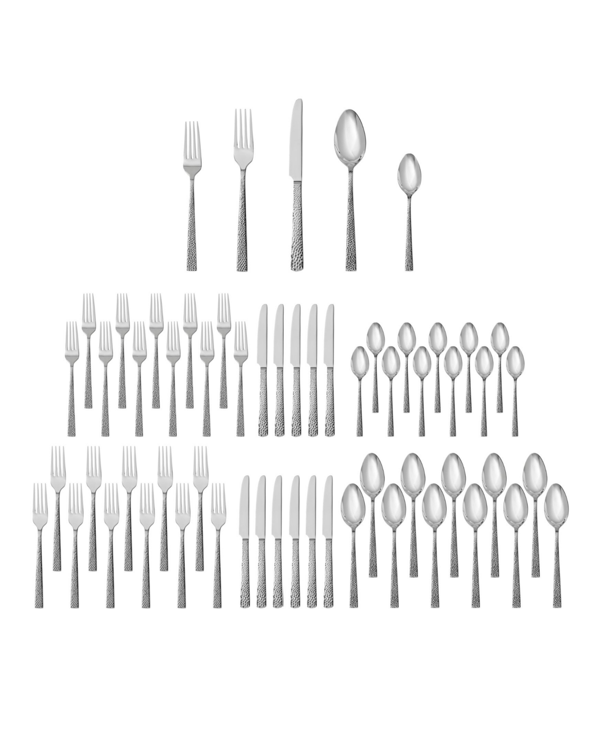 Fortessa Nomad 60-pc. Flatware Set, Service For 12 In Stainless Steel