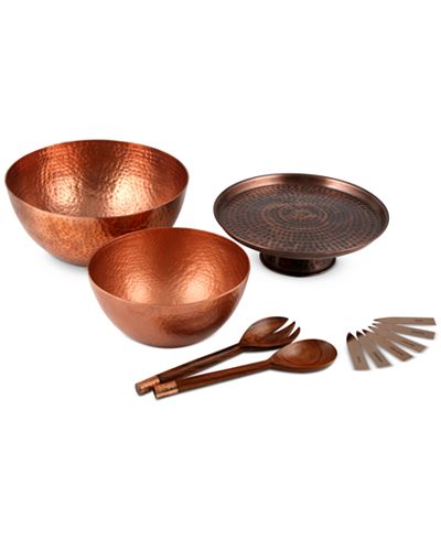 Thirstystone Hammered Copper Serveware Collection
