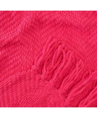 Premium Textured Knit Soft Cozy Blanket, Thrown