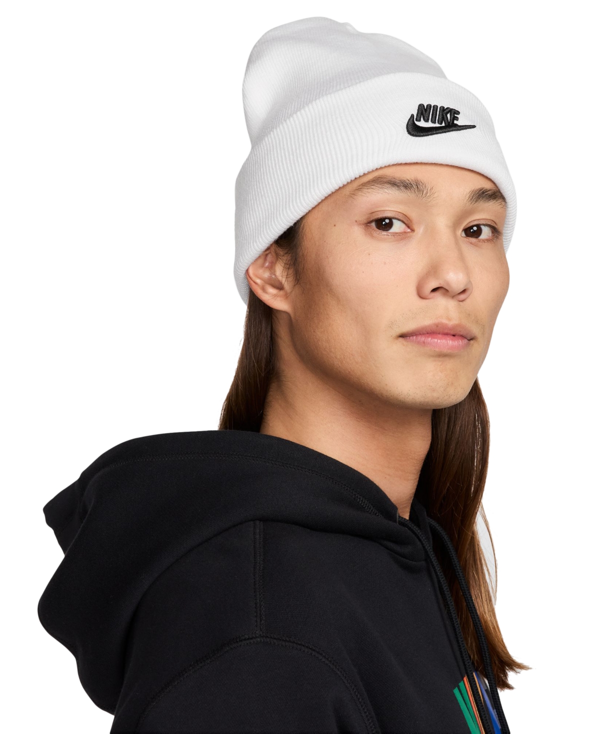 Nike Peak Futura Beanie In White