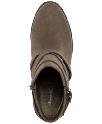 Women's Zetaa Strappy Belt-Heel Booties