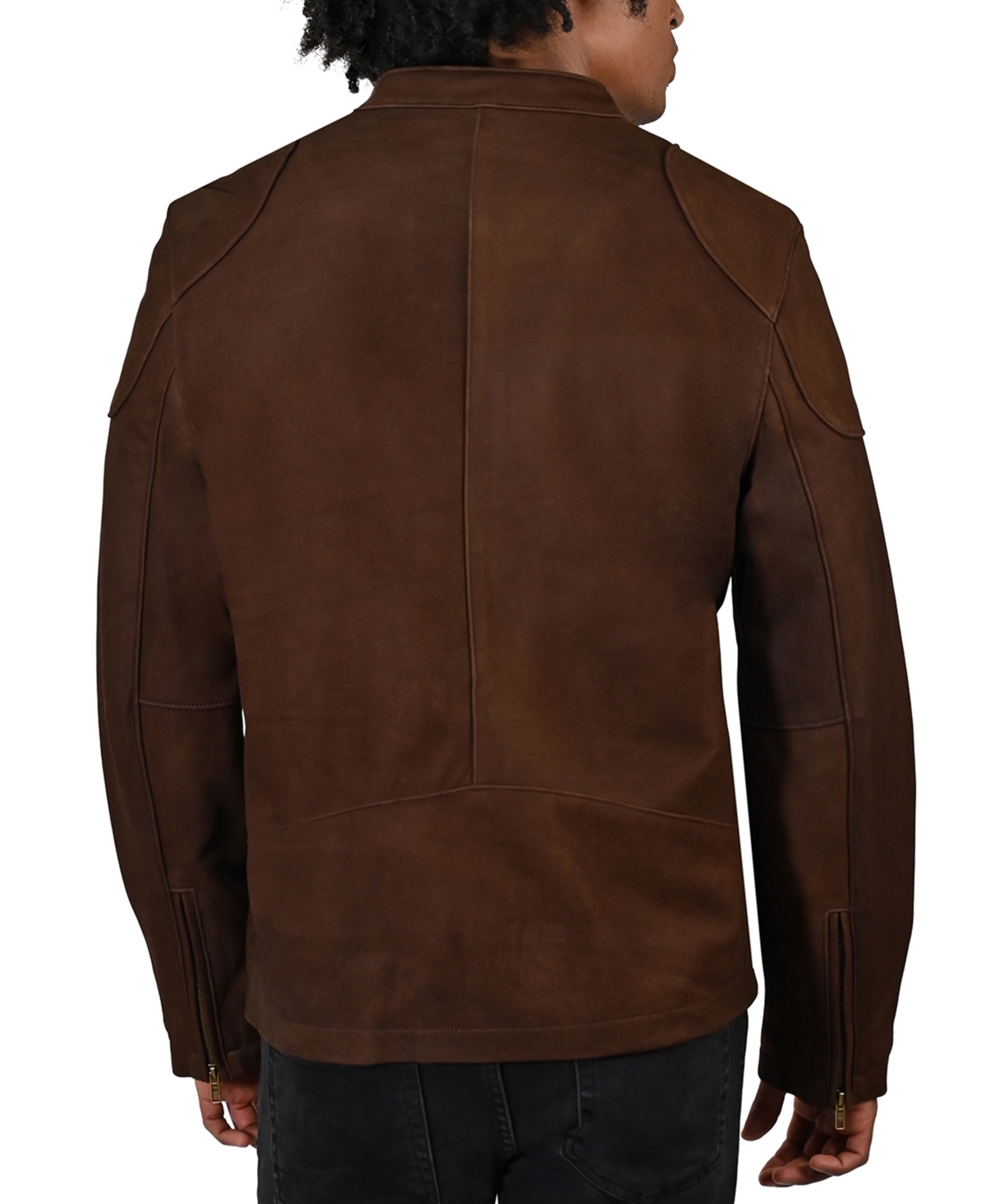 Frye Men's Cafe Racer Leather Jacket