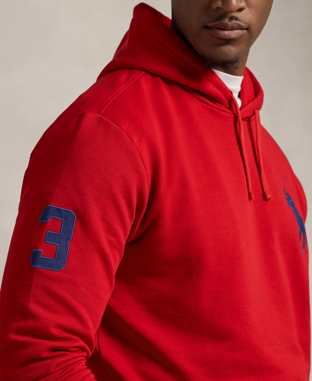Polo Ralph Lauren Men's Big & Tall Big Pony Fleece Hoodie