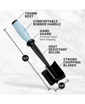 Stainless Steel Meat Chopper – Ground Beef & Hamburger Smasher Too