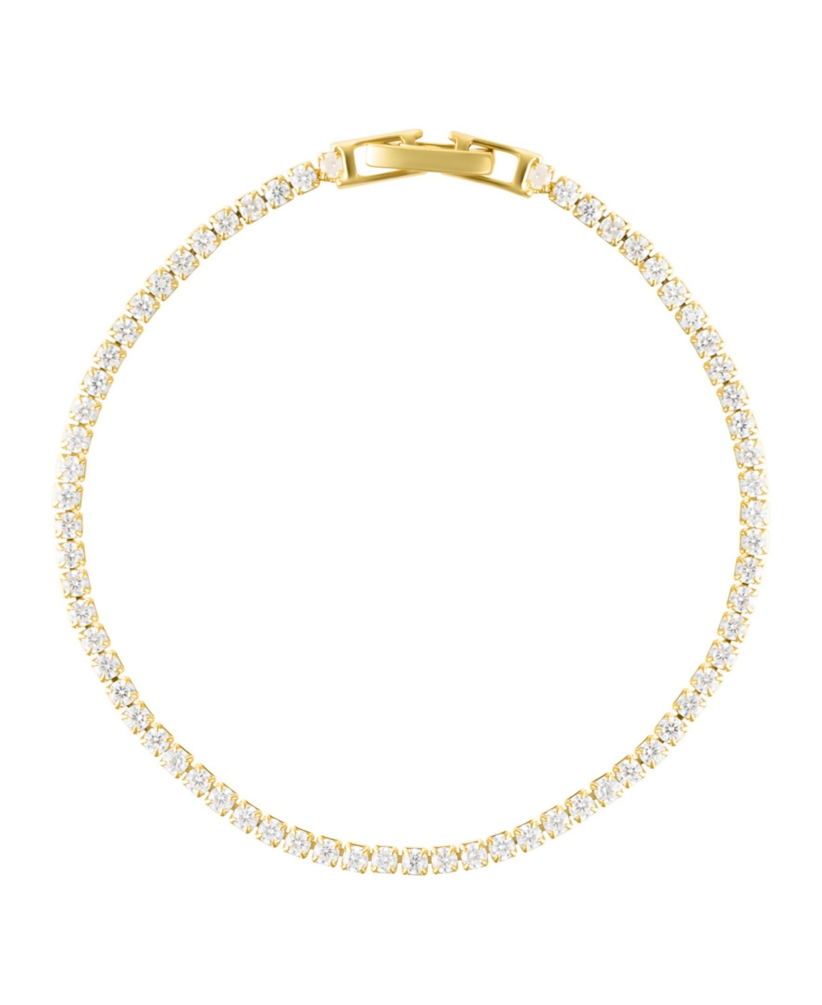 Gold Micro Tennis Bracelet - Gold