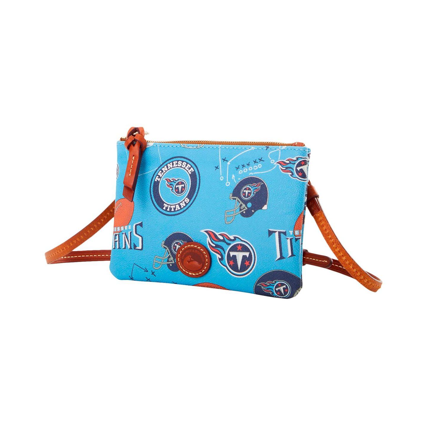 Женская сумка Dooney & Bourke Tennessee Titans Top Zip Crossbody Purse — фото 1