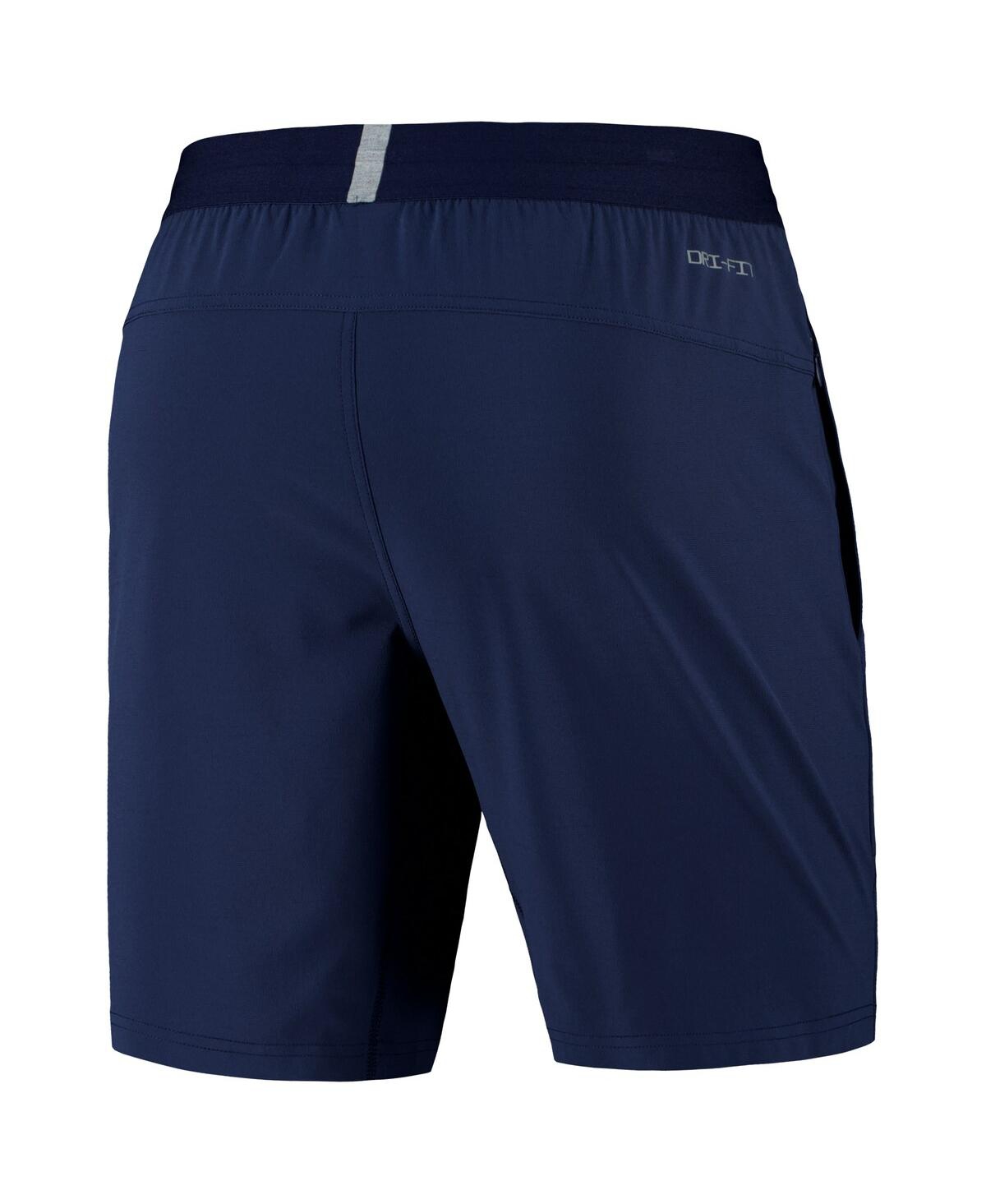 Nike Men'sIllinois Fighting Illini 2024/25 Sideline Performance Woven Shorts - Navy, Orange