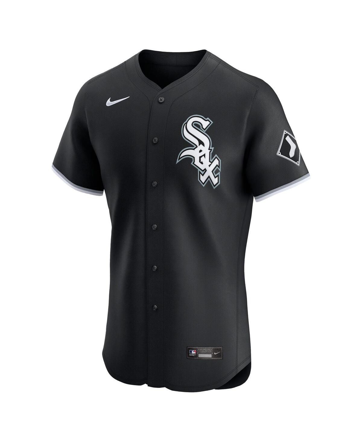 Nike Men'sChicago White Sox Alternate Vapor Premier Elite Patch Jersey - Black