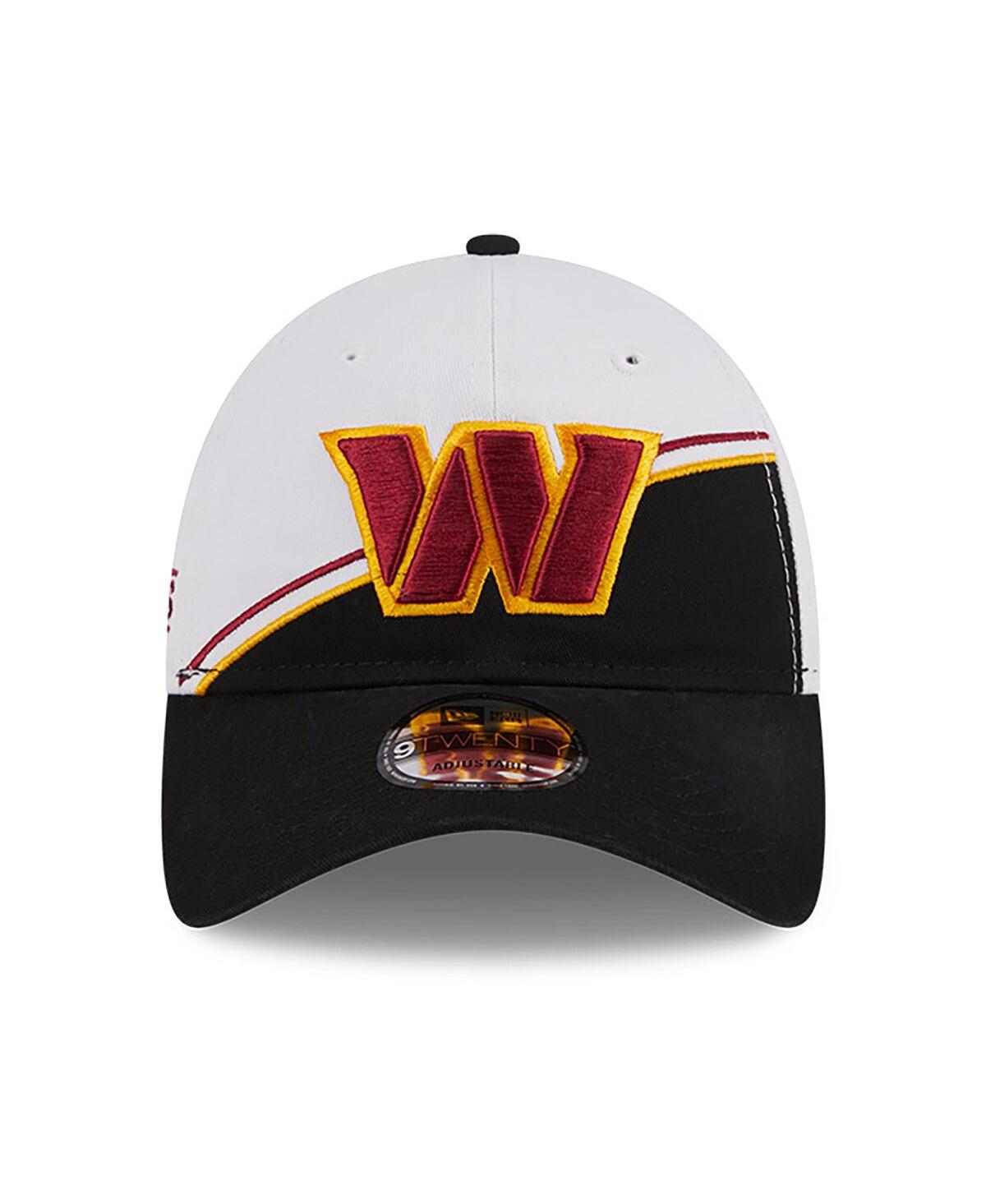 New Era Big Boys and GirlsBlack Washington Commanders 2023 Sideline 9TWENTY Adjustable Hat - White, Black