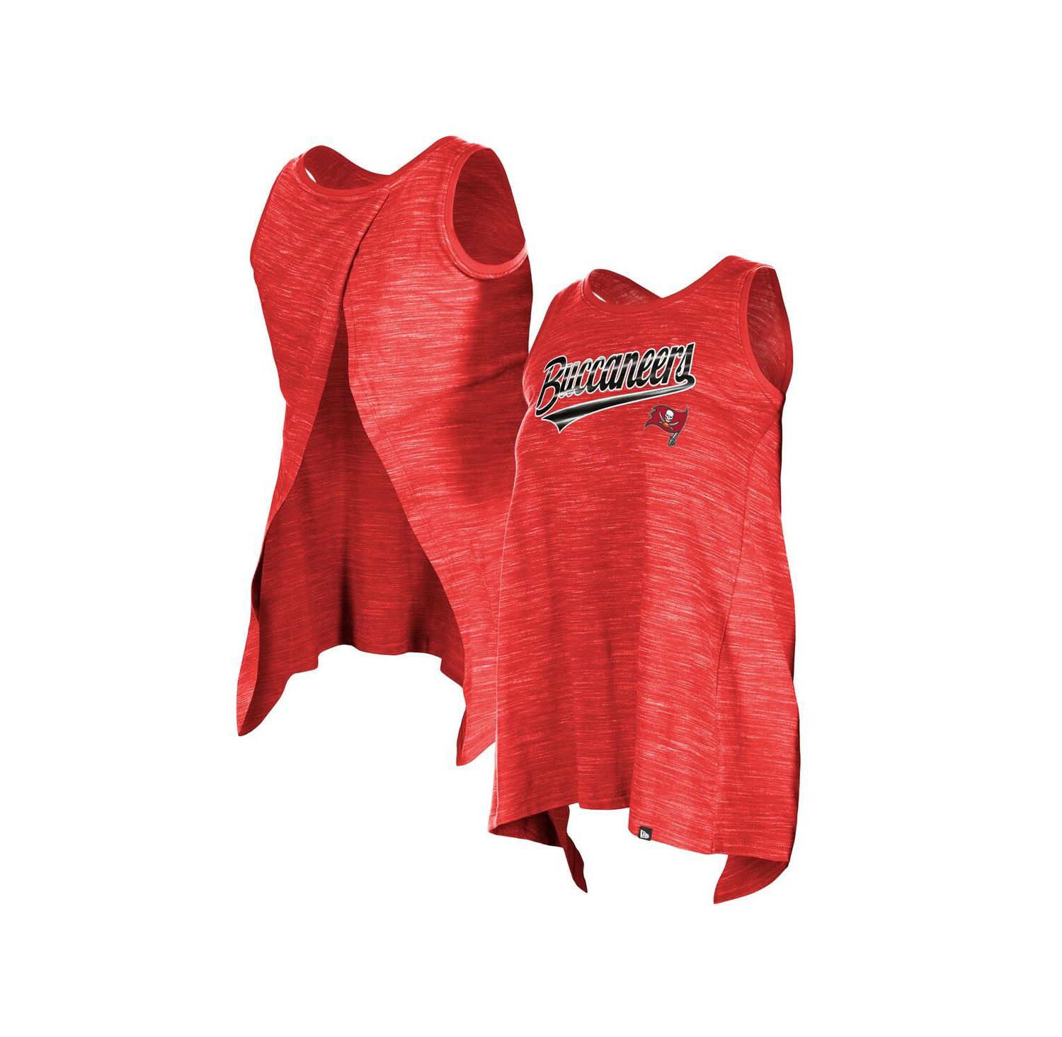 Women's Red Tampa Bay Buccaneers Space Dye Active Tank Top