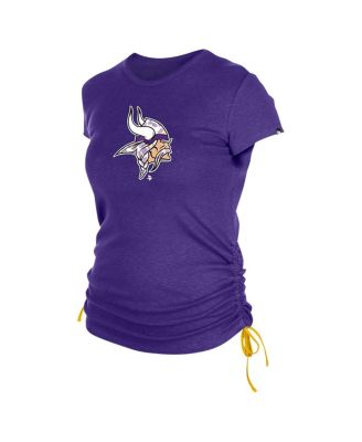 Women's Purple Minnesota Vikings Ruched Side T-Shirt