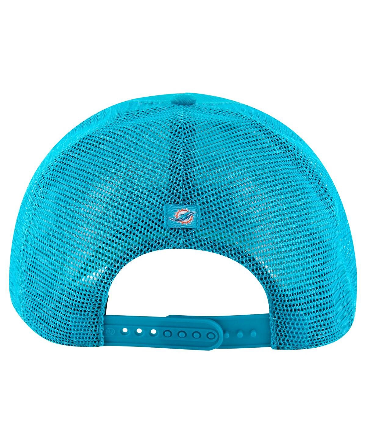 47 Brand Men's Aqua Miami Dolphins Promenade Hitch Trucker Adjustable Hat In Aqua