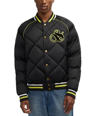 SCOTCH & SODA Men's Yrachie Color Block Quilted Varsity Bomber