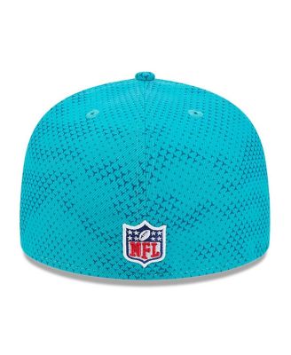 Men's Aqua Miami Dolphins 2024 Sideline 59FIFTY Fitted Hat