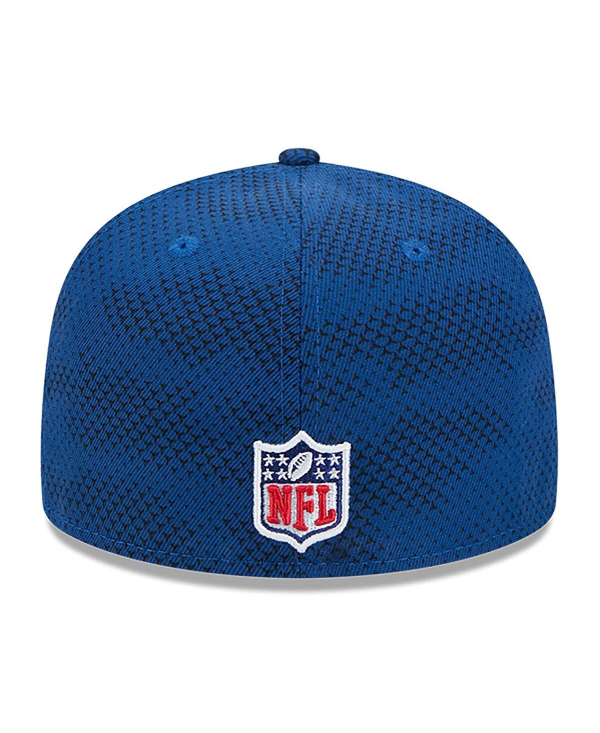 Shop New Era Men's Royal Indianapolis Colts 2024 Sideline 59fifty Fitted Hat