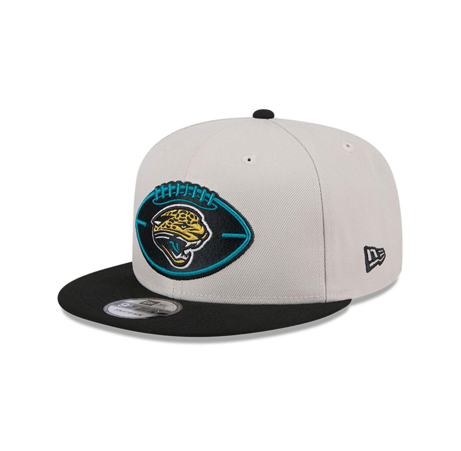 Men's Stone/Black Jacksonville Jaguars 2024 Sideline Historic 9FIFTY Snapback Hat