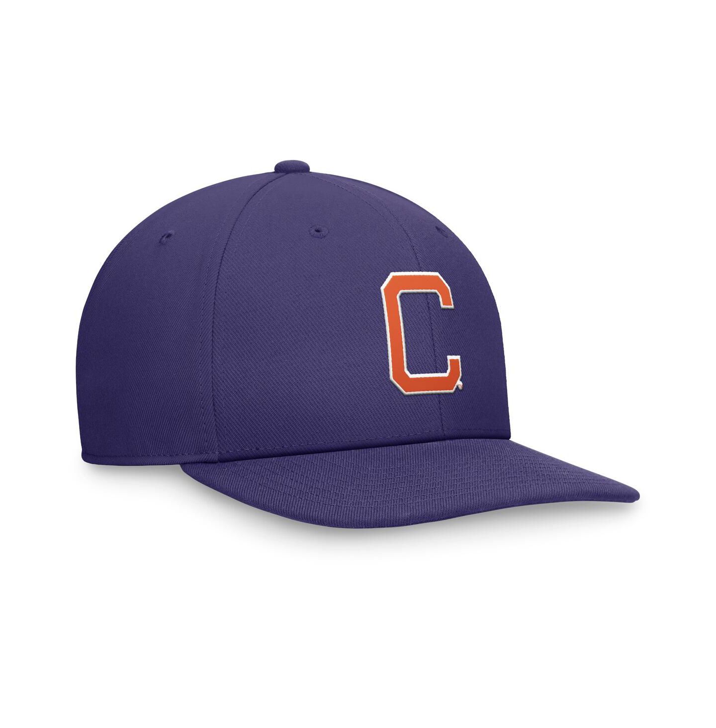 Мужская кепка Nike Purple Clemson Tigers Primetime Pro Snapback Hat — фото 3
