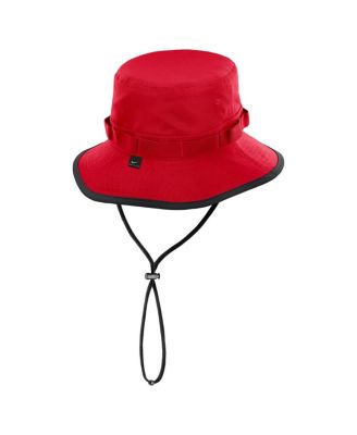 Men's Scarlet Ohio State Buckeyes 2024/25 On-Field Apex Performance Boonie Bucket Hat