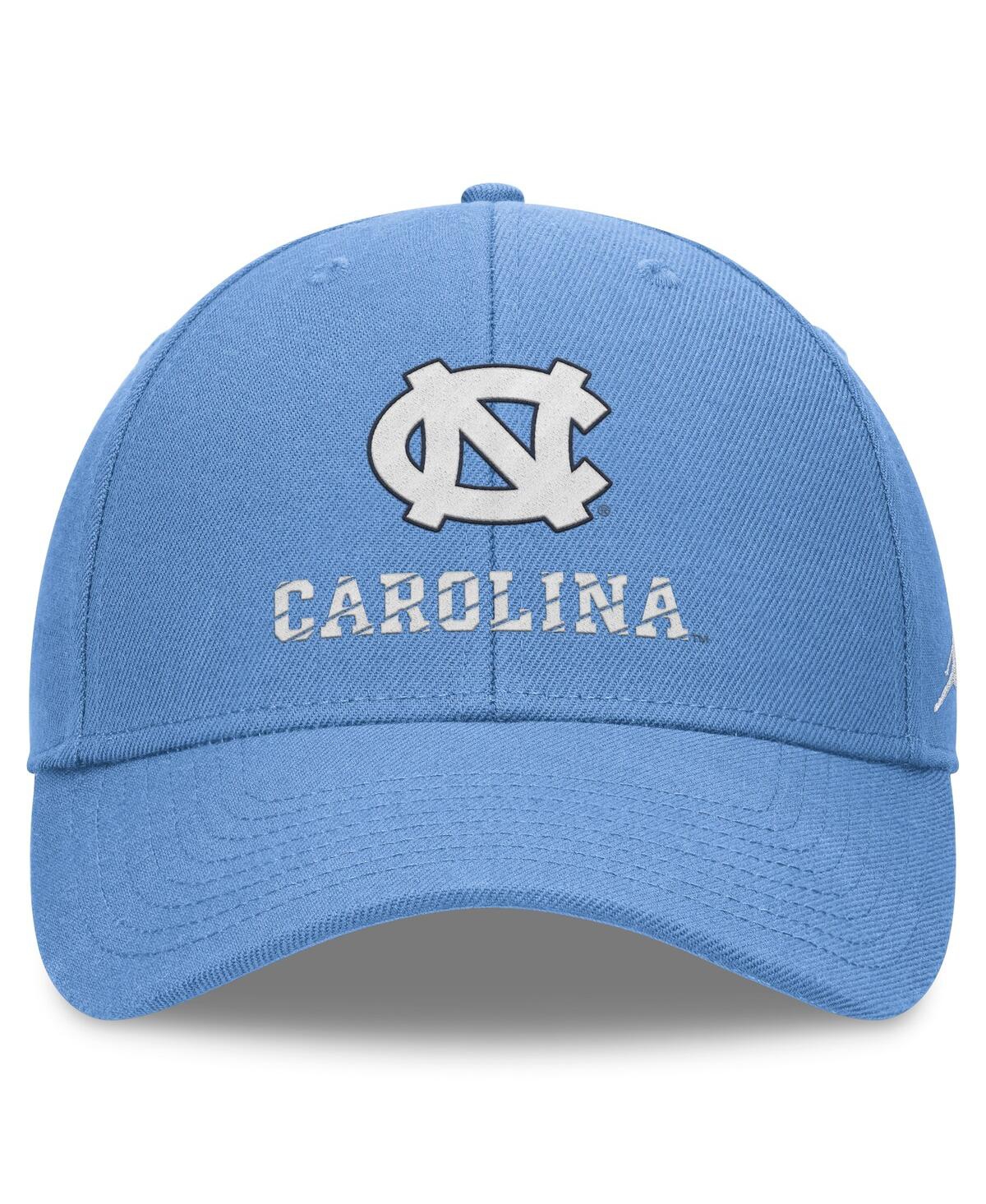 JORDAN MEN'S CAROLINA BLUE NORTH CAROLINA TAR HEELS PRIMETIME RISE ADJUSTABLE HAT 