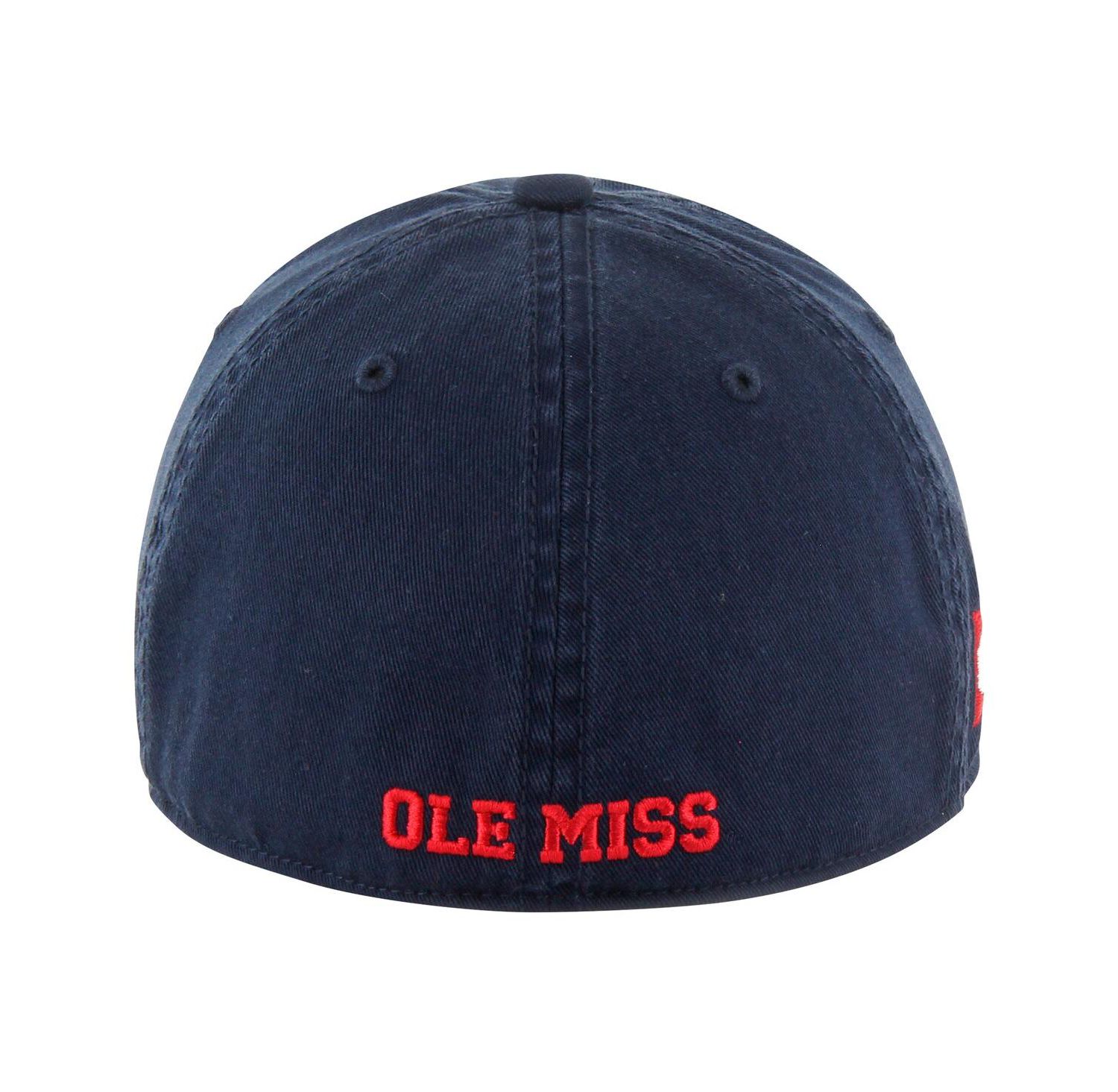 Men's Navy Ole Miss Rebels Vintage Sure Shot Franchise Fitted Hat