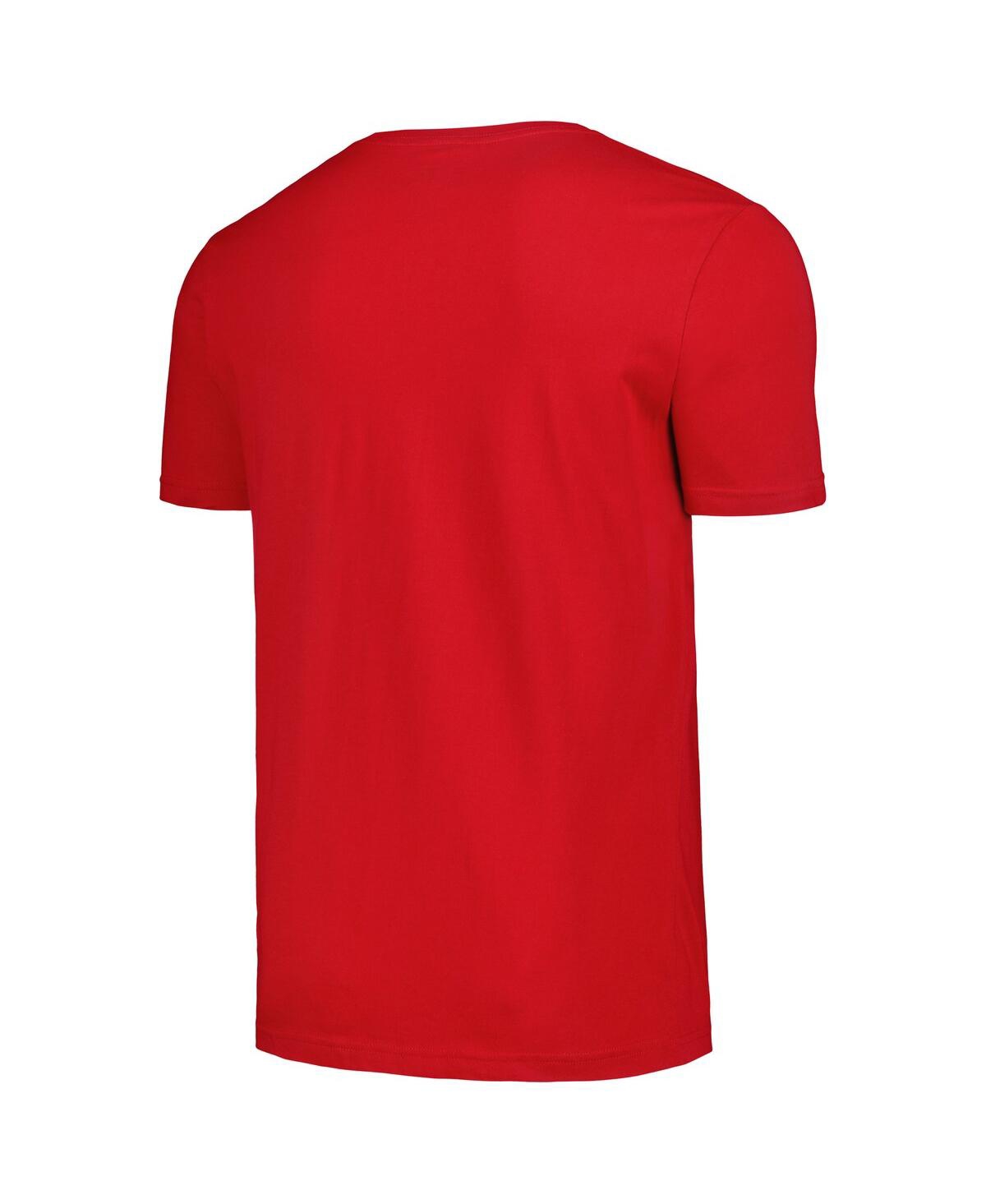 NEW ERA MEN'S RED TAMPA BAY BUCCANEERS CAMO LOGO T-SHIRT 